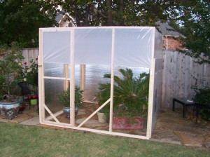 Greenhouse Front Framed Out