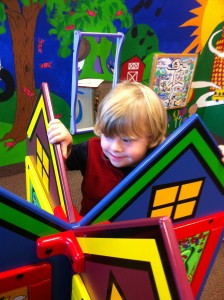 Erik Playing at Kids Play-Place, Presbyterian Hospital, Plano