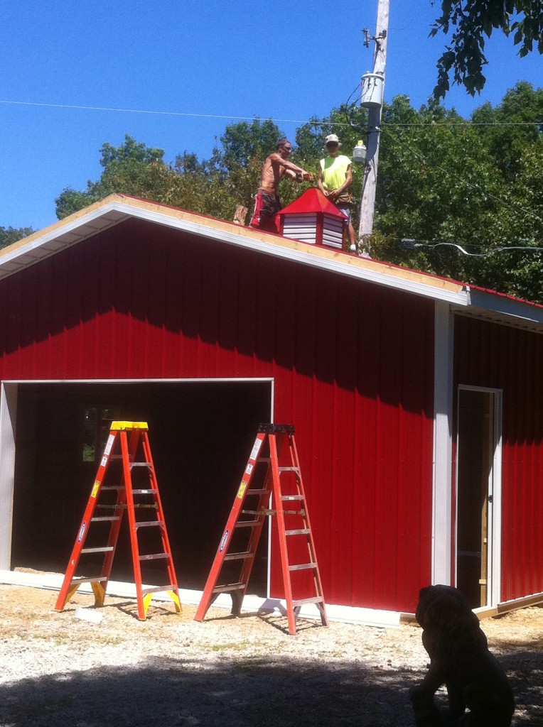 Gaga's Garden Little Red Gardening Barn