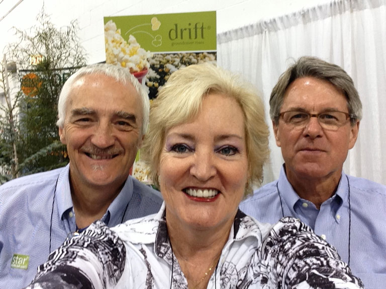 Star Roses & Plants Conard - Pyle Executives pictured with Susan Fox at IGC Show