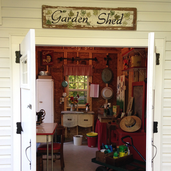 The Garden Shed Side Door