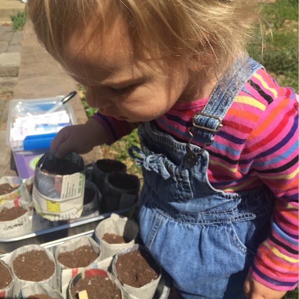 'Sow' Easy A Baby Can 'Sow Seeds' For The Kids Garden 