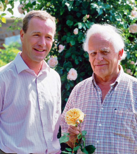 David, Jr. with His Father