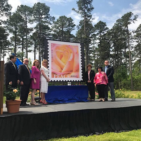 The American Rose Stamp Ceremony
